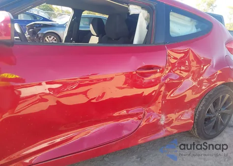 2016 Hyundai Veloster из США, поврежденный, VIN KMHTC6AD3GU256527